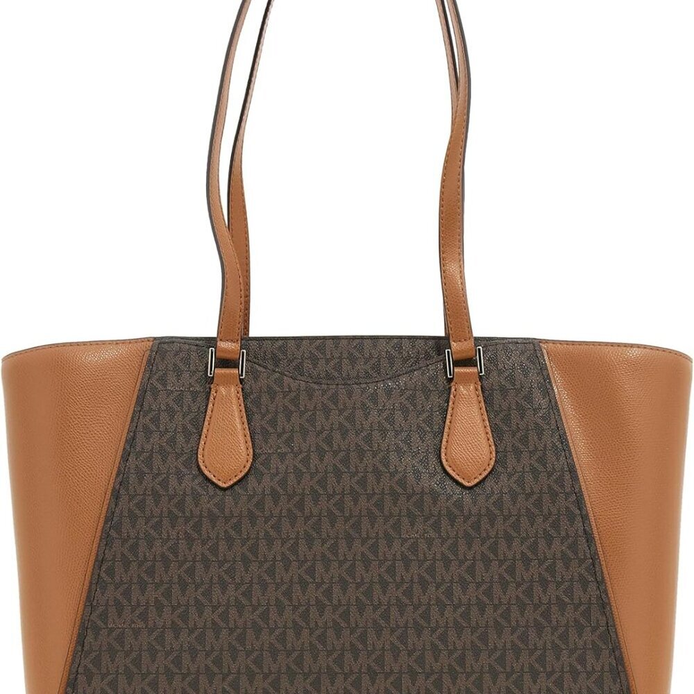 Large Multi-Functional Canvas Tote Bag With Leath… - image 2